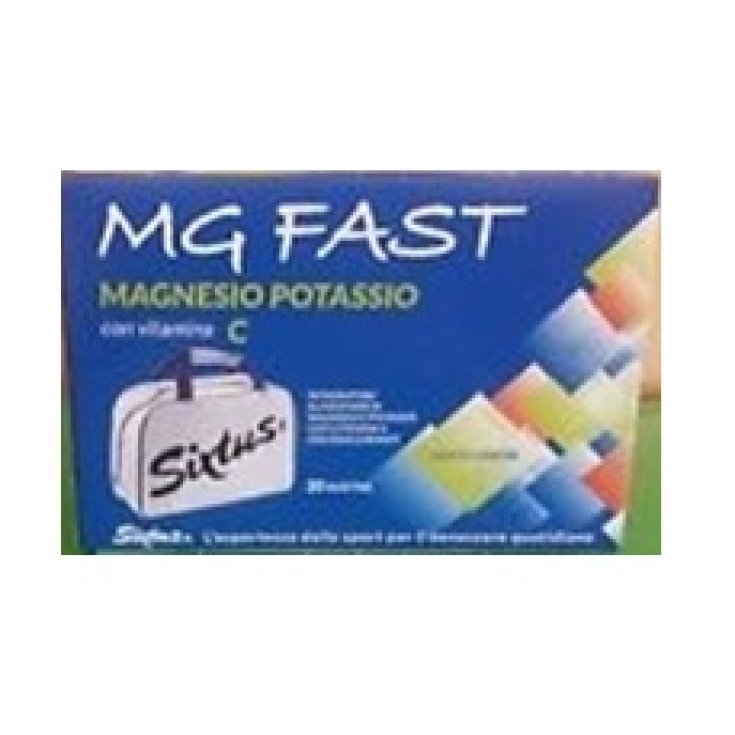 MG Fast Magnésium Potassium Complément Alimentaire 20 Sachets