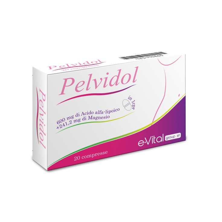 E.Vitalgroup E-Vital Pelvidol Complément Alimentaire 20 Comprimés