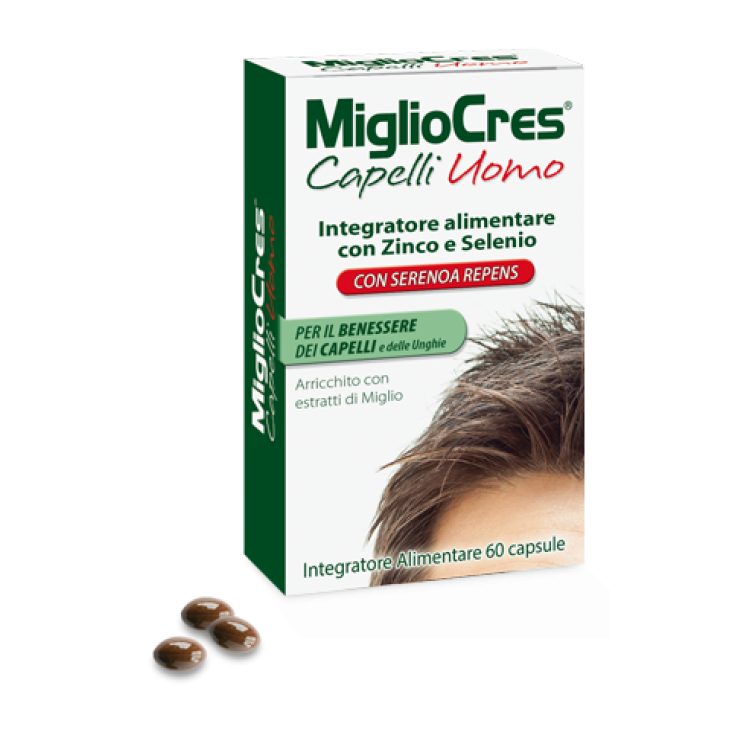 Migliocres Cheveux Homme Complément Alimentaire 60 Gélules