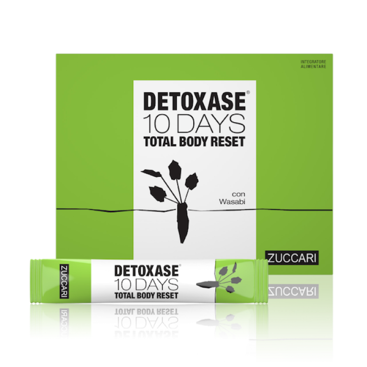 Zuccari Detoxase 10 Days Total Body Reset Complément Alimentaire 10 Pièces