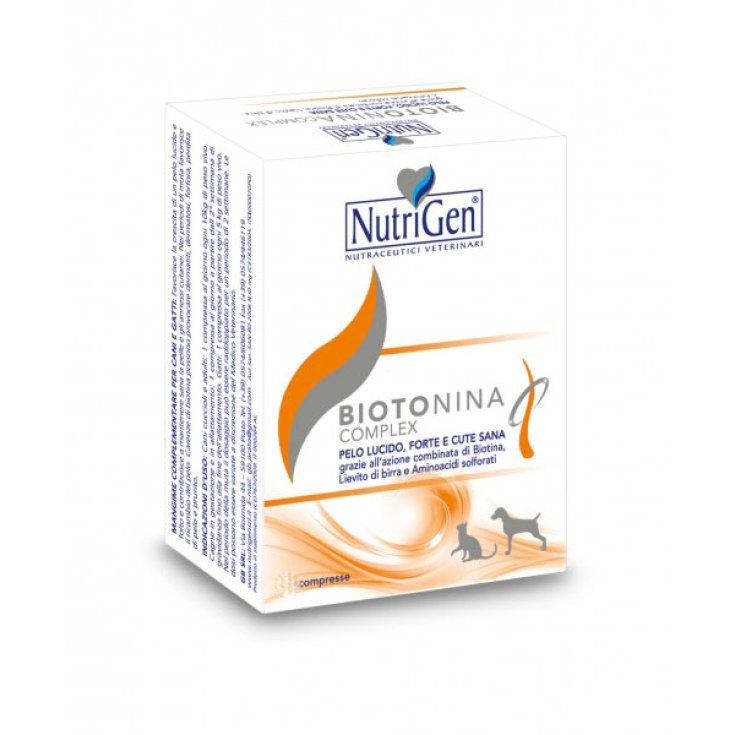 NutriGen Biotonine Complexe Supplément Pour Animaux 60 Comprimés