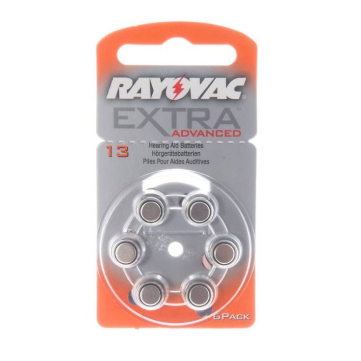 Rayovac Extra Advance Blister De 6 Piles Zinc Air