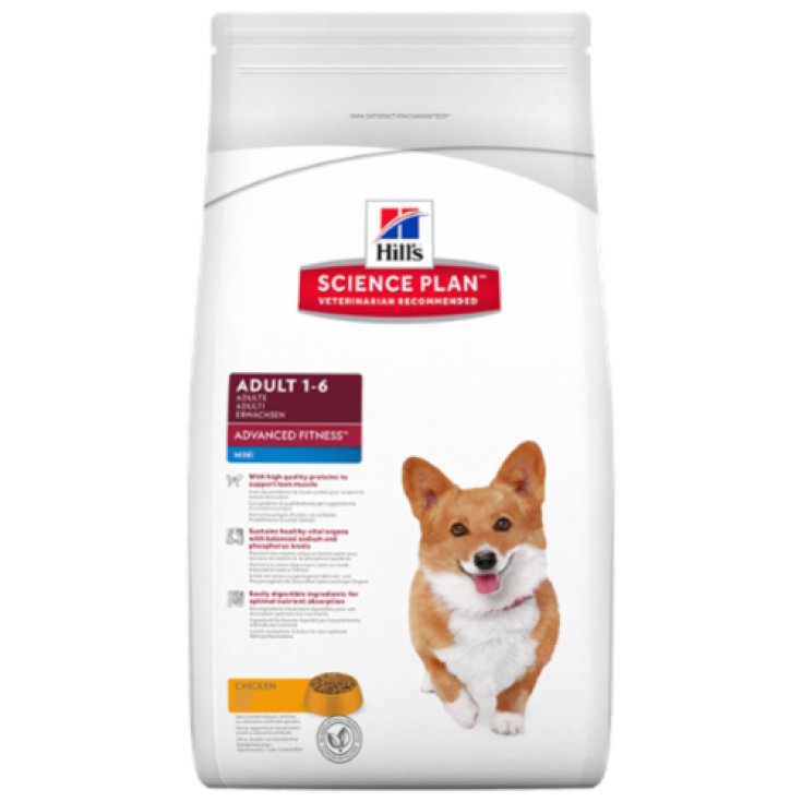 Hill's Science Plan Canine Adult Advanced Fitness Mini Taille avec Poulet 800g