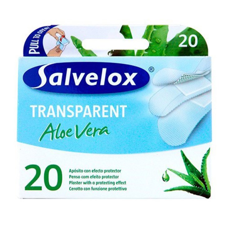 SALVELOX TRANSPARENT A L'ALOE 20 P