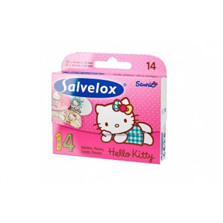 Salvelos Hello Kitty Patchs Pour Enfants 14 Unités