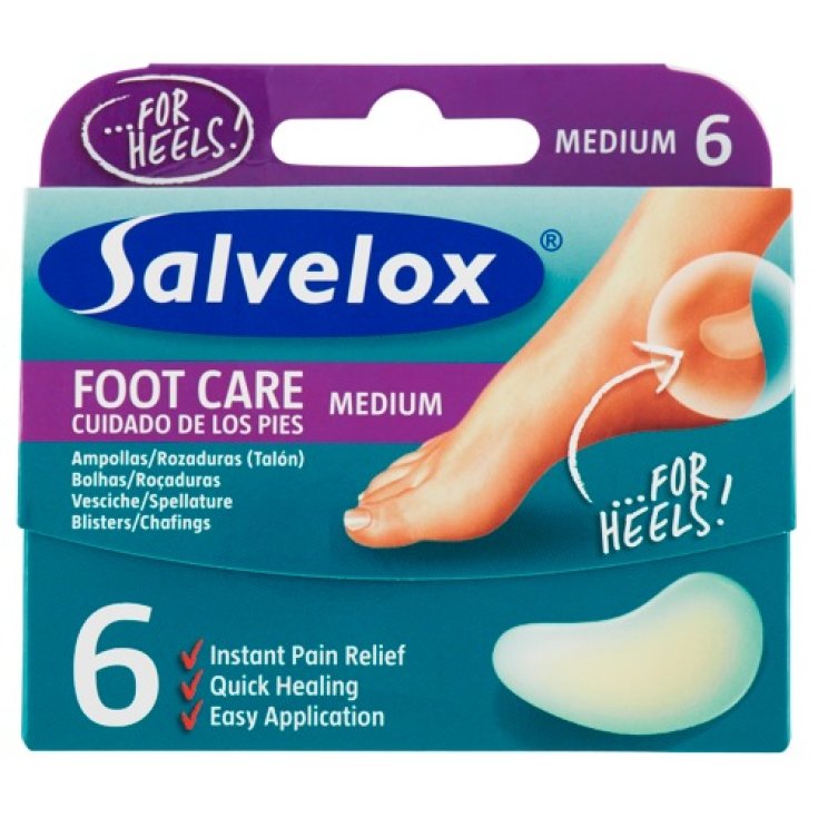 Salvelox Foot Care Medium Ampoules 6 Unités 40 × 61 mm