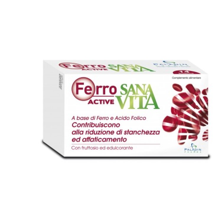 Sanavita Ferro Active Complément Alimentaire 14 Sachets