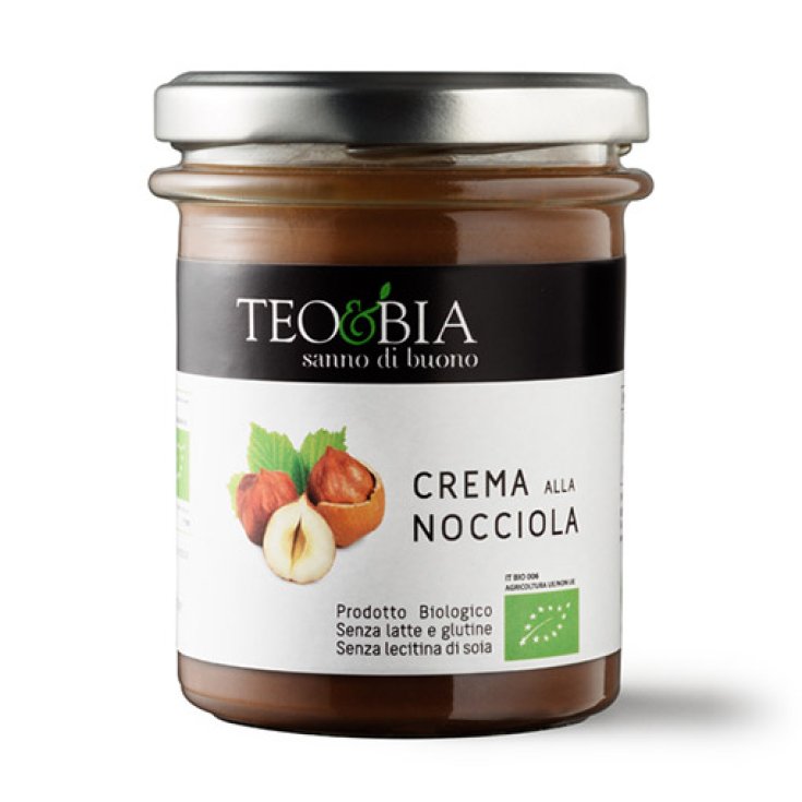 Teo & Bia Crème de Noisette Produit Bio 212g
