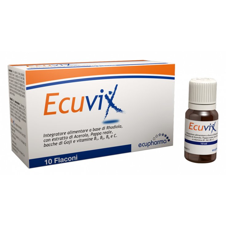 Ecupharma Ecuvix Complément Alimentaire 10 Flacons De 10 ml