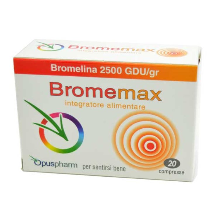 Opuspharm Bromemax Complément Alimentaire À La Bromélaïne 20 Comprimés