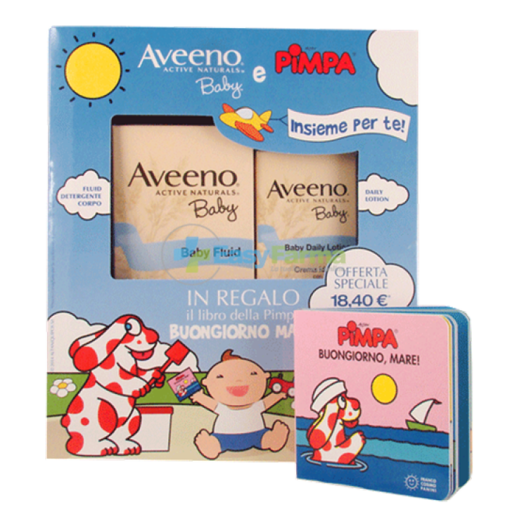 Coffret Aveeno Pimpa Fluide + Lotion bébé