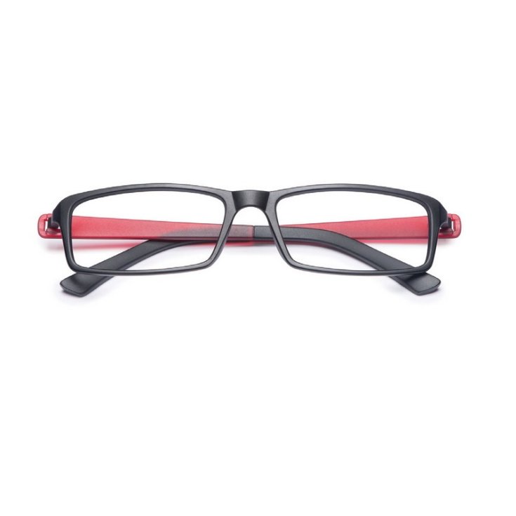 Twins Optical Silver Light Lunettes de Lecture Couleur Noir / Rouge Dioptrie +1.00