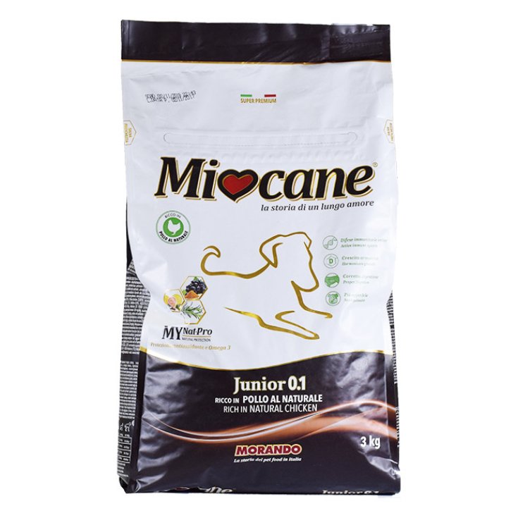 Miocane Junior 0,1 Viande Blanche Croquettes pour Chiens 3kg