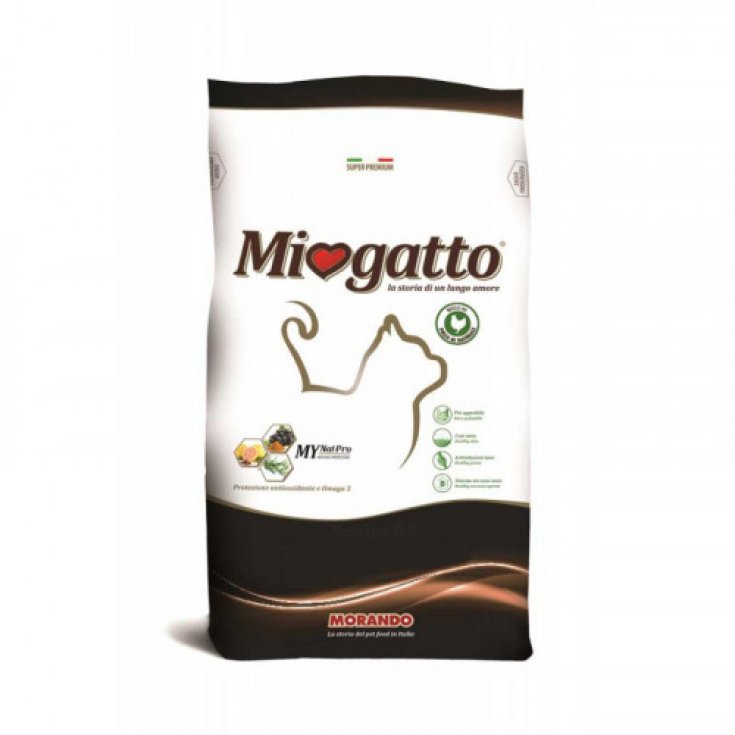 Morando Miogatto Dry Adult 0,3 Croquettes De Veau Et D'orge 400g
