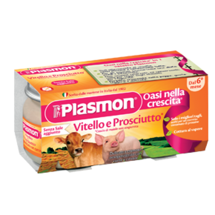 Veau Plasmon Homogénéisé Et Jambon Cuit 4x80g
