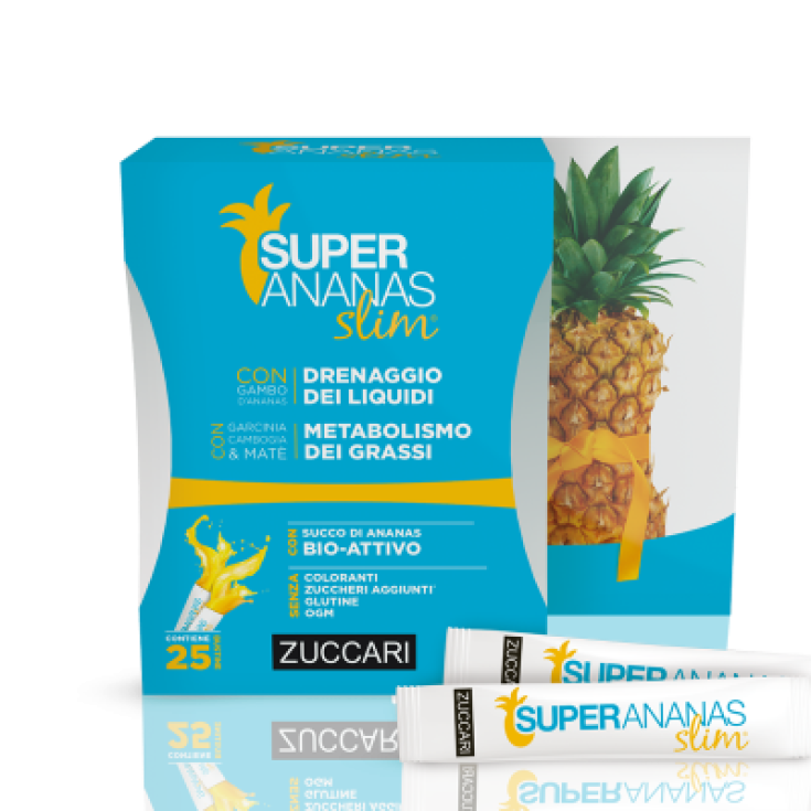 Zuccari Super Ananas Slim Avec Tige D'Ananas 25x10ml
