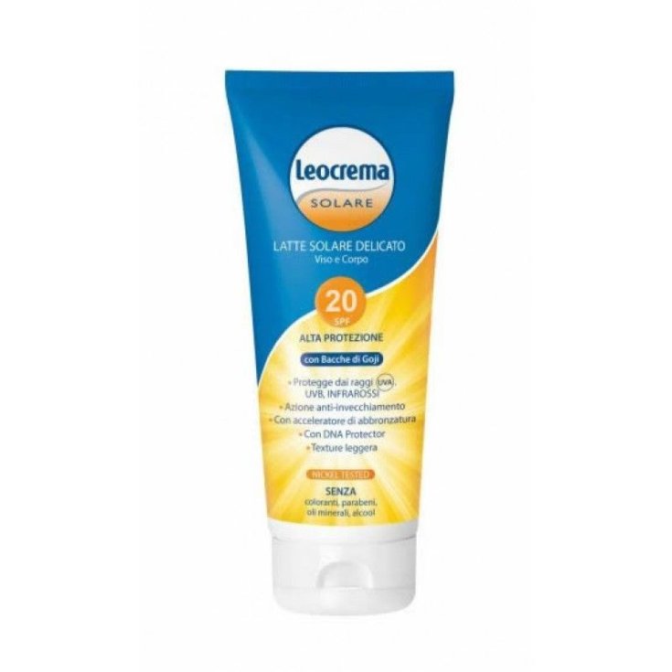 Leocrema Crème Solaire Délicate Spf20 200 ml