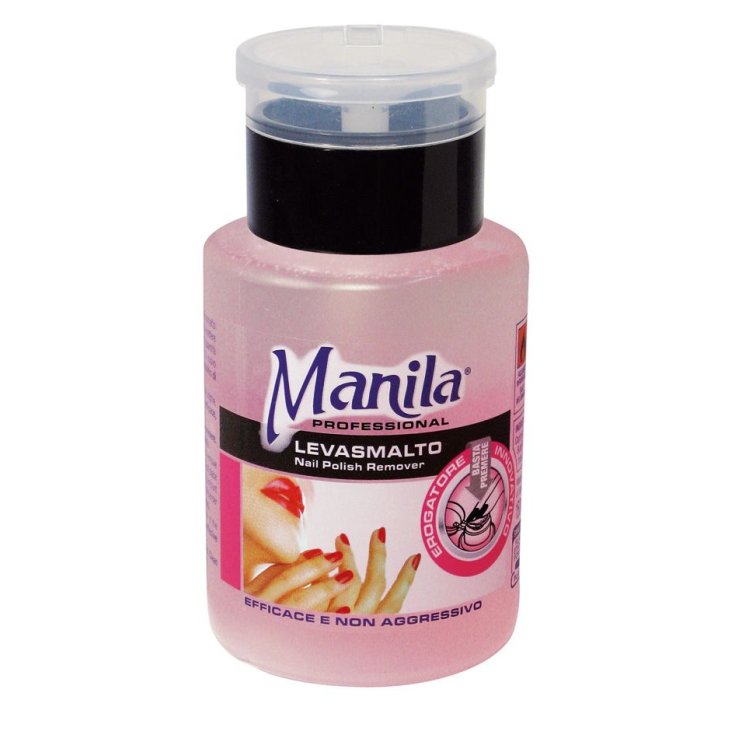 Manila Just Push Dissolvant pour vernis à ongles avec acétone 175 ml