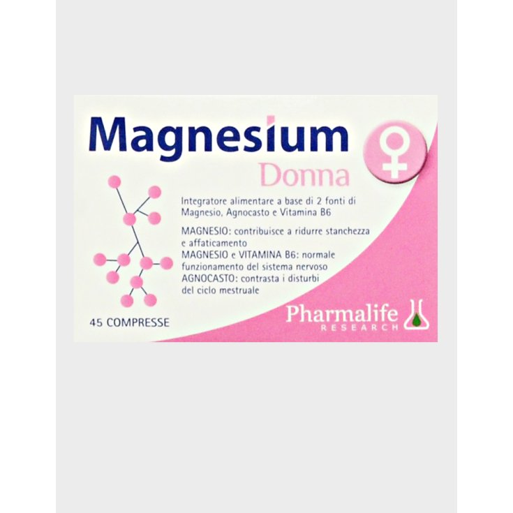 Pharmalife Magnésium Femme Complément Alimentaire 45 Comprimés