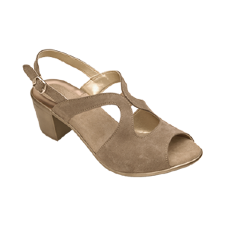 Dr. Scholl's Jocelyn Suede Heeled Sandal Couleur Taupe Taille 41