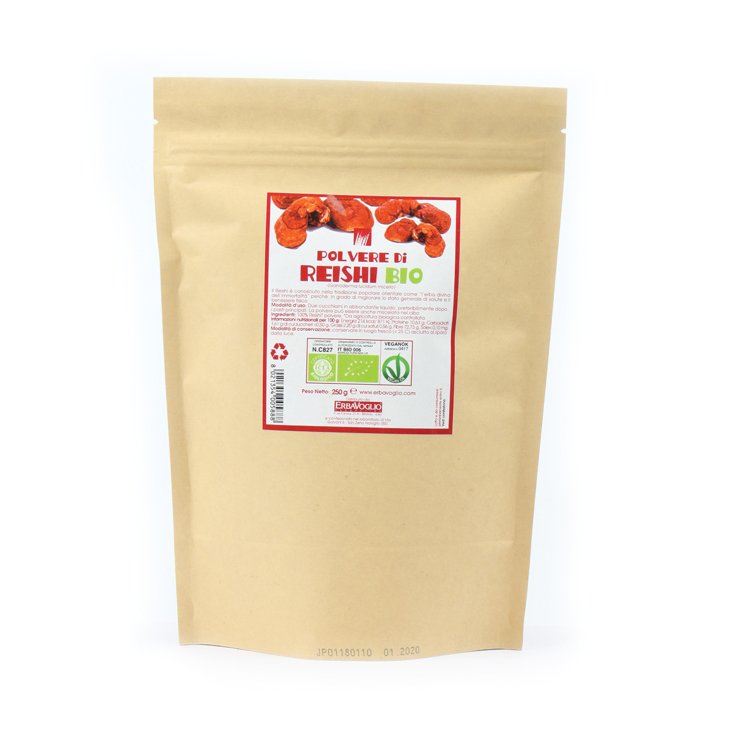 Erbavoglio Poudre De Reishi Bio Complément Alimentaire 250g