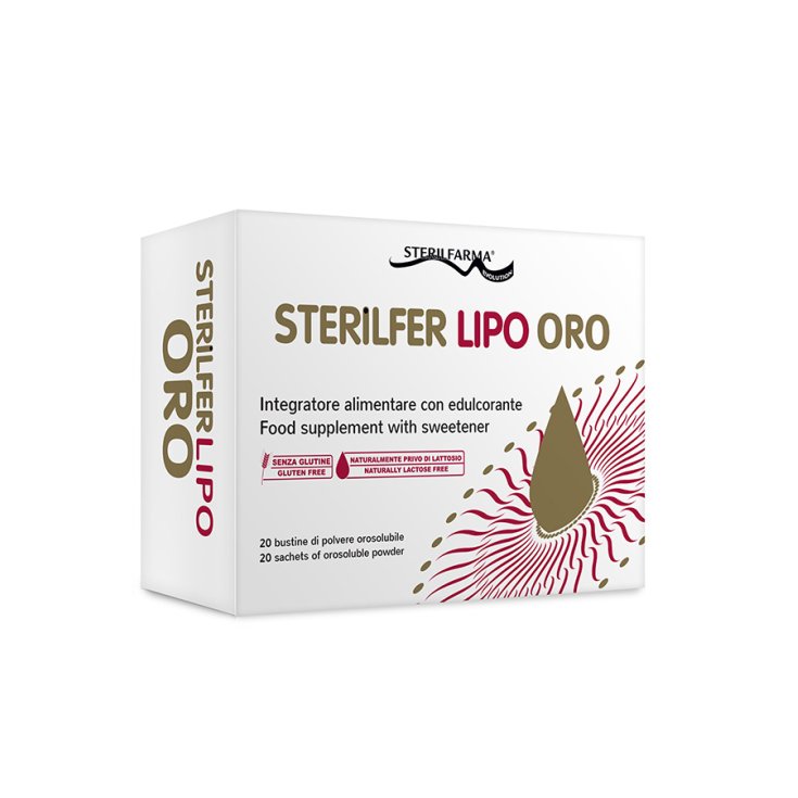 Sterilfarma® Sterilfer® Lipo Gold Complément Alimentaire 20 Sachets