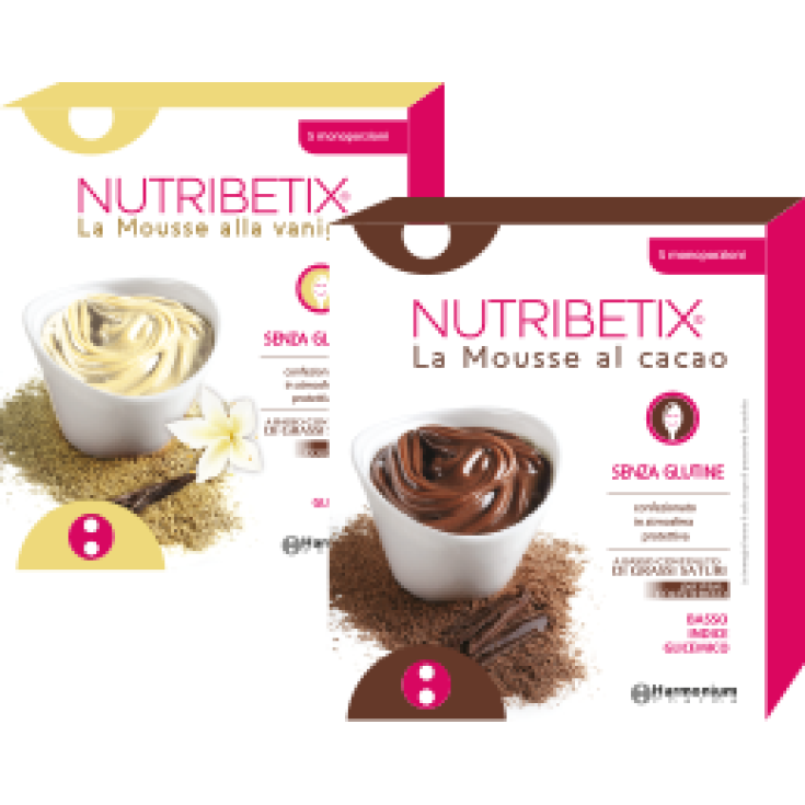 Nutribetix La Mousse Aromatisée Vanille 5 Portions Individuelles 135g