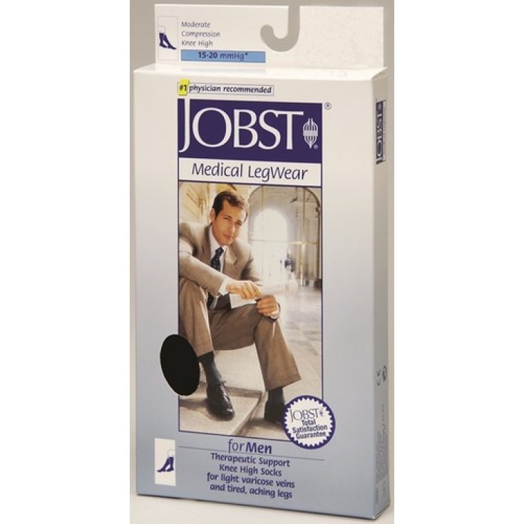 Jobst For Men 15-20mmHg Chaussettes Couleur Noir Taille 2