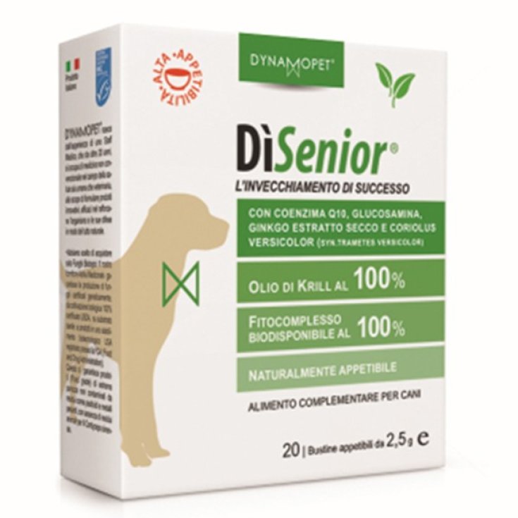 Dynamopet DìSenior Complément Alimentaire Réussite Vieillissement 20 Sachets x2,5 ml