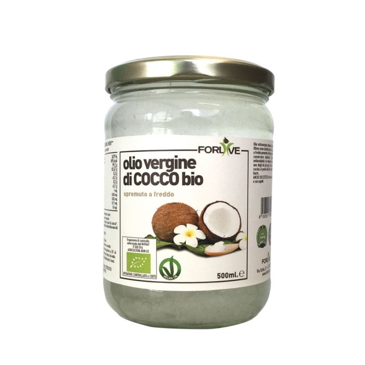 ForLive Huile de Coco Bio Pressée à Froid 500ml