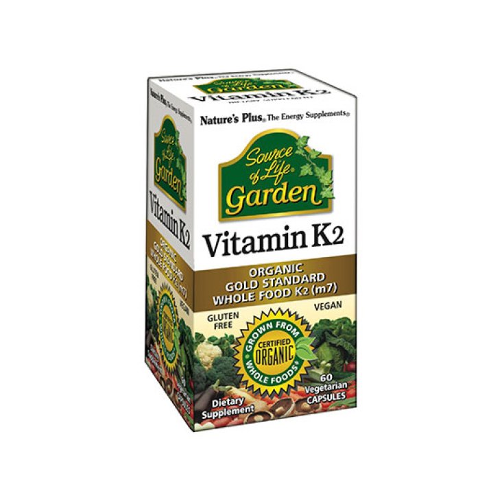 Nature's Plus Source Of Life Garden Vitamine K2 Complément Alimentaire 60 Gélules