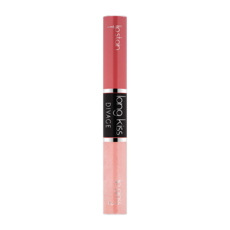 Divage Long Kiss Rouge à Lèvres Liquide 2 en 1 Num.03 4+4 ml