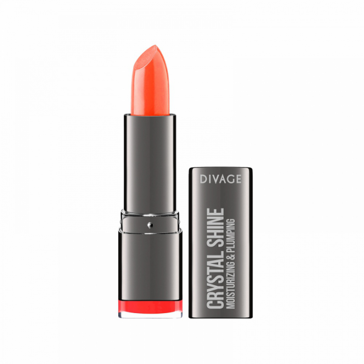 Divage Crystal Shine Rouge à Lèvres Soyeux et Léger 07 Lucky Orange