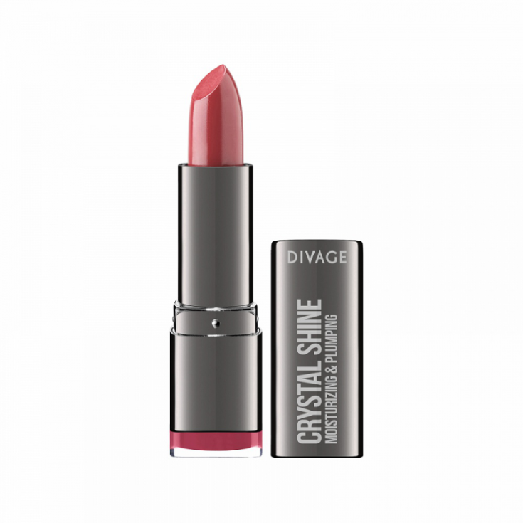 Divage Crystal Shine Rouge à Lèvres Soyeux et Léger 08 Rose Nude