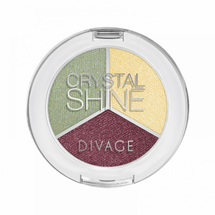 Divage Fard à paupières Divage Crystal Shine Luminous 05 Vert jaune Bordeau