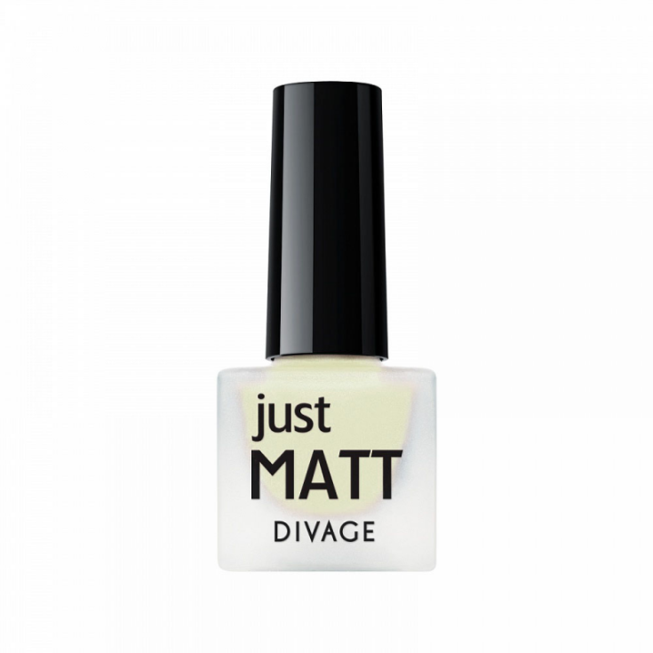 Divage Just Matt Vernis à Ongles Effet Mat 02 Jaune Clair