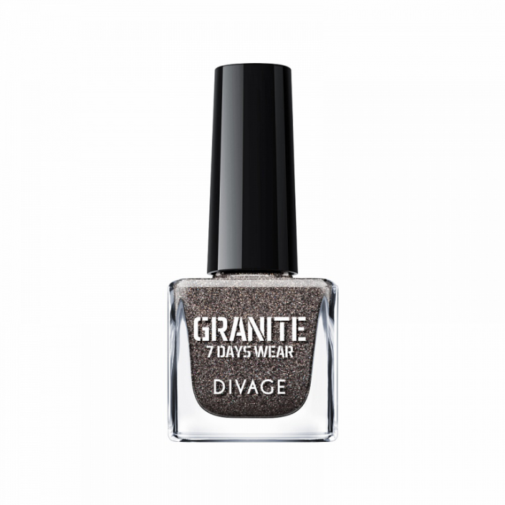 Divage Granite Vernis à Ongles Effet Granit 10 Gris