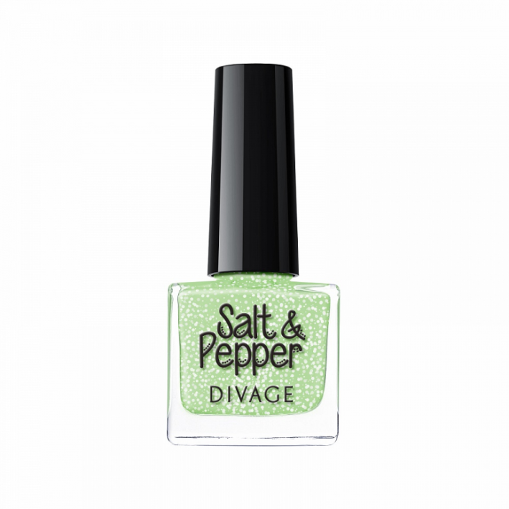 Divage Salt & Pepper Vernis à Ongles Effet Sel-Poivre 02 Menthe