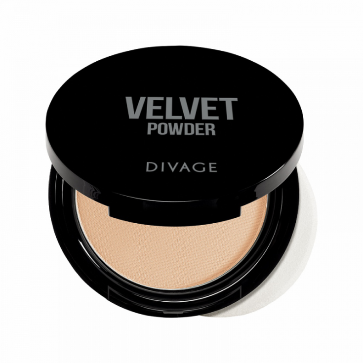 Divage Velvet Powder Poudre Compacte 5201 Porcelaine