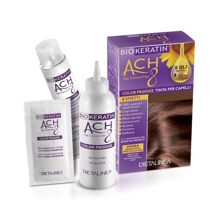 Dietalinea Biokeratin ACH 8 Color Prodige Hair Color 4/N Brun