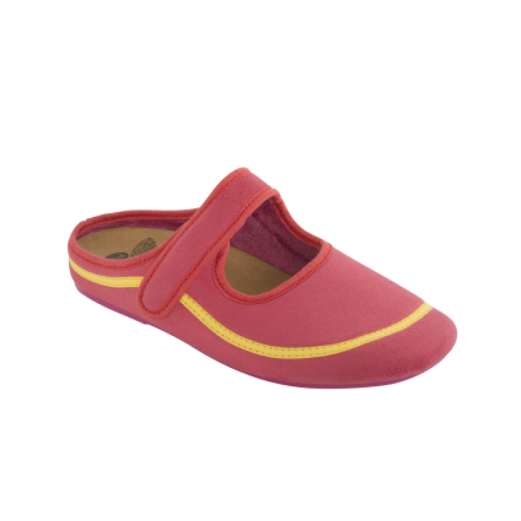 Dr. Scholl's Paxi Microfibre Et Nylon Fuchsia Et Jaune Taille 35