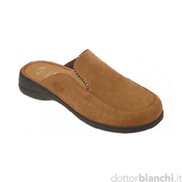 Dr. Scholl's New Moue Marron Stretch Suede Sandale Taille 41