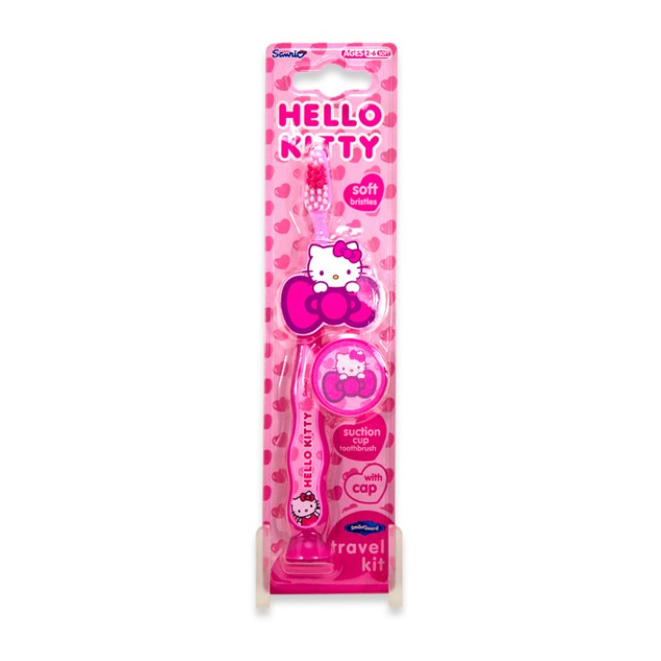 Brosse à dents Hello Kitty avec capuchon