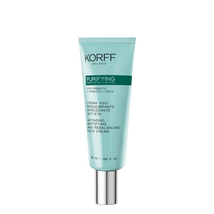 Korff Crème Visage Purifiante Anti-âge Rééquilibrante Matifiante 50 ml