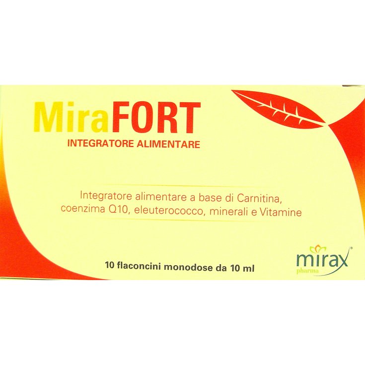 Mirax Pharma Mirafort Complément Alimentaire 10 Ampoules de 10 ml