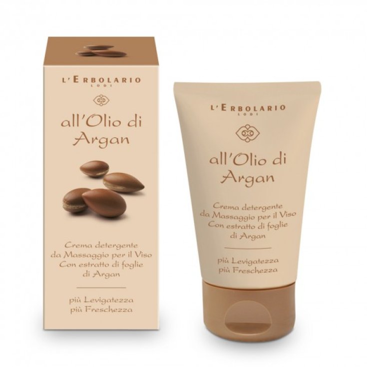 L'Erbolario à l'Huile d'Argan Crème de Massage Nettoyante Visage 125 ml