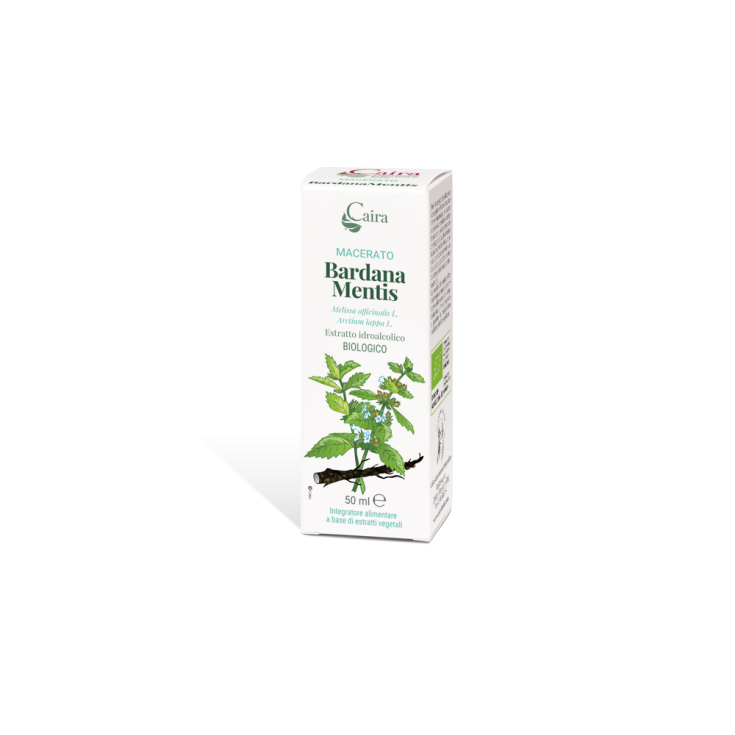 Caira Macerato Bardana Mentis Gouttes Bio 50 ml