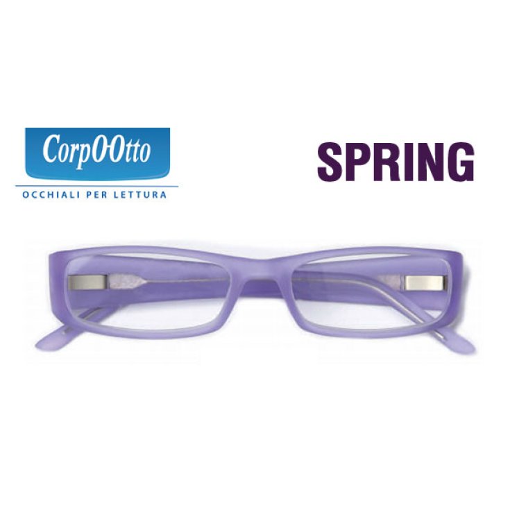 Corpootto C8 Spring Lunettes de Lecture Couleur Violet Dioptrie +3.00