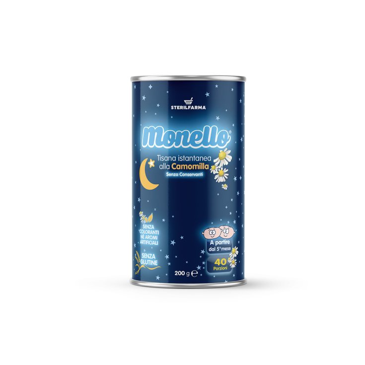 Sterilfarma® Monello® Tisane Instantanée à la Camomille 200g