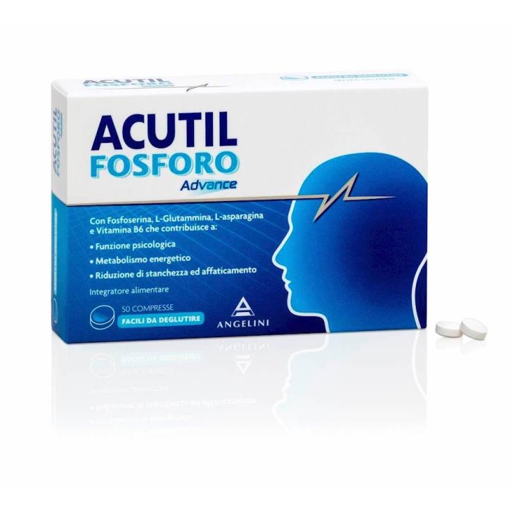 Angelini Acutil Fosforo Advance Complément Alimentaire 50 Comprimés
